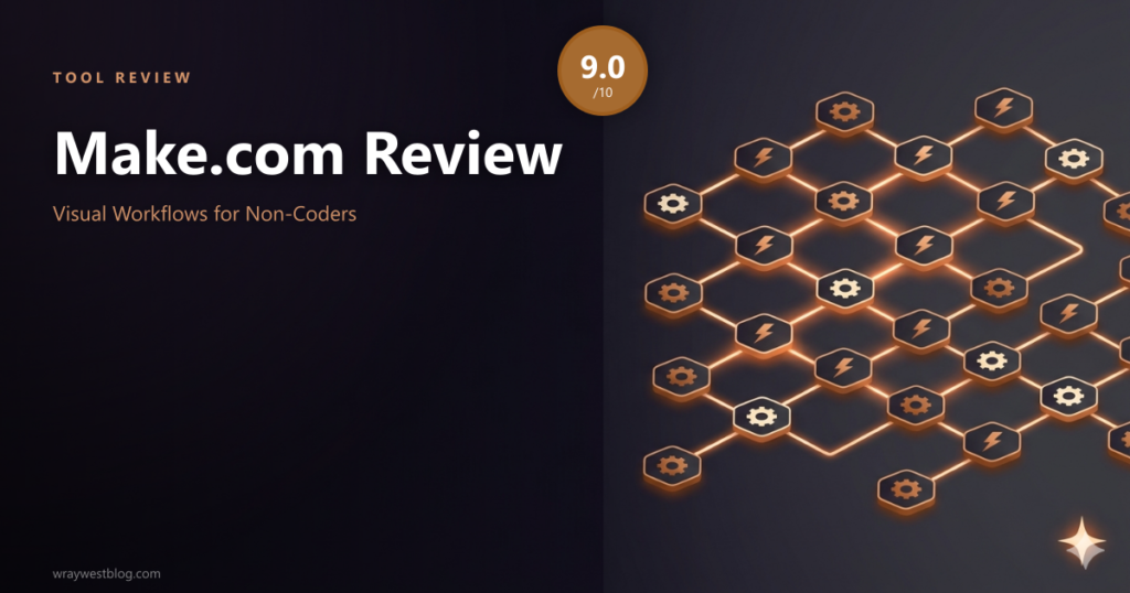 Make.com Review: Visual Workflows for Non-Coders featured image