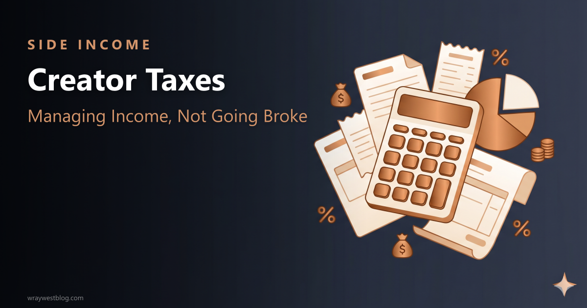 Creator Taxes: Managing Income and Not Going Broke featured image