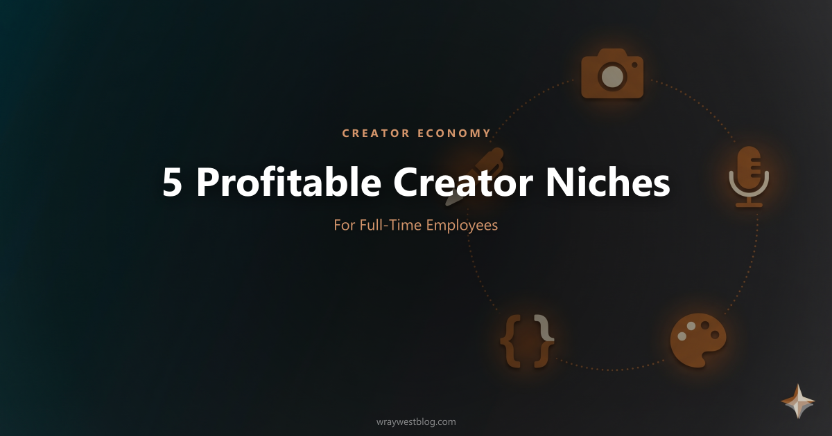 5 Profitable Creator Niches for Full-Time Employees (2026) featured image