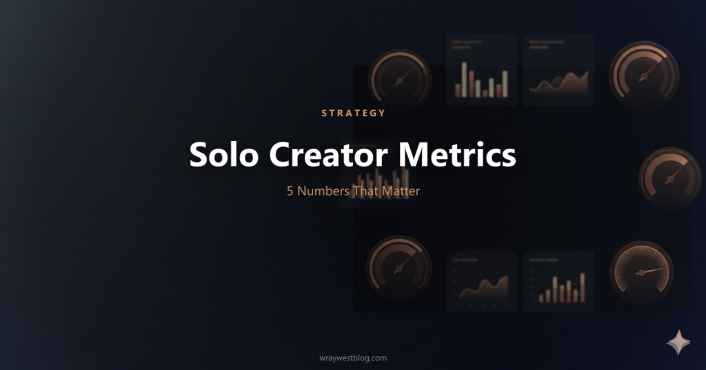 Solo Creator Metrics: 5 Proven Numbers That Matter featured image
