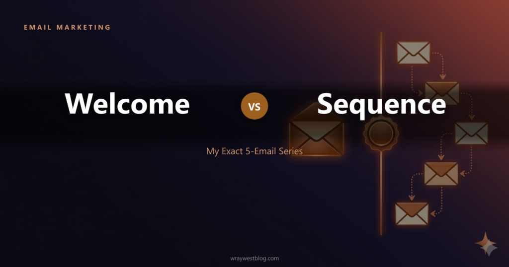 Welcome Email Sequence Template: My Exact 5-Email Series featured image