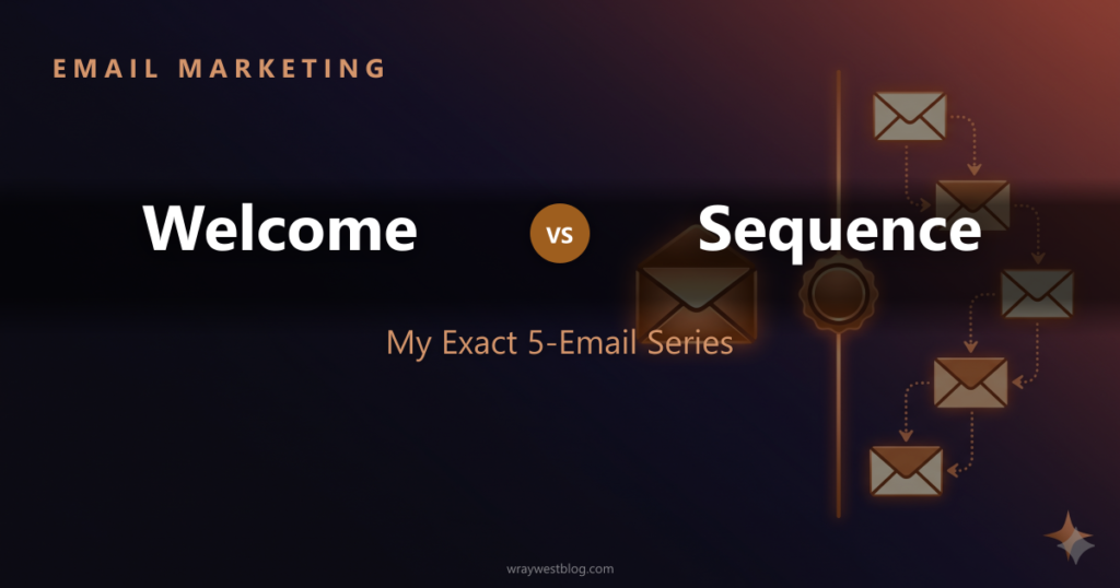 Welcome Email Sequence Template: My Exact 5-Email Series featured image