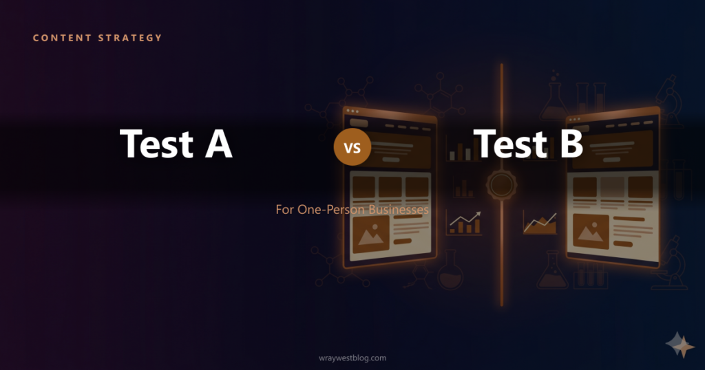 A/B Testing for One-Person Businesses: 2026 Guide featured image